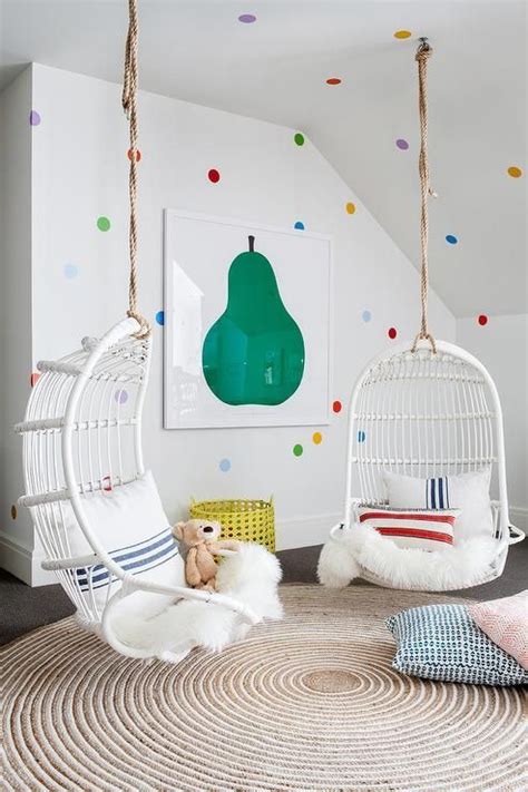 Kids swing chair plastic baby swings hanging seat garden backyard outdoor toys for children fun indoor sports creative gifts. mommo design: HANGING CHAIRS | Kid room decor, Kids room ...