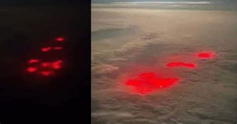 Mysterious Fiery Red Glow Over Atlantic Ocean Leave Pilots Baffled