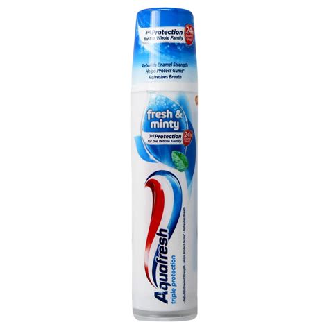Aquafresh Triple Protection Fresh And Minty Pump Toothpaste 100ml