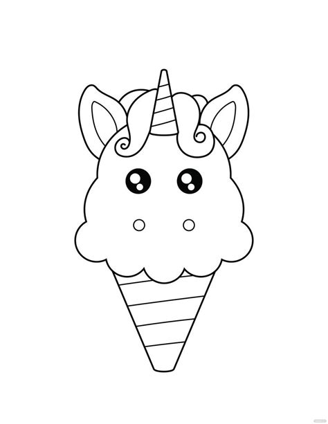 Coloring Pages Ice Cream Cone Home Design Ideas