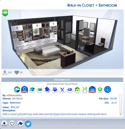 The Best Sims 4 Walk In Closet Rooms — Snootysims