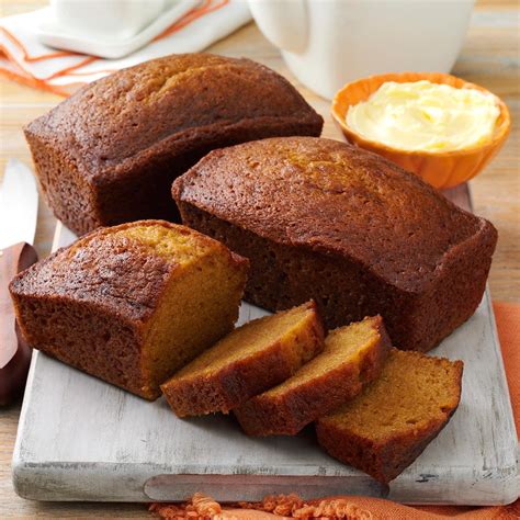 Delicious Pumpkin Bread Recipe Taste Of Home