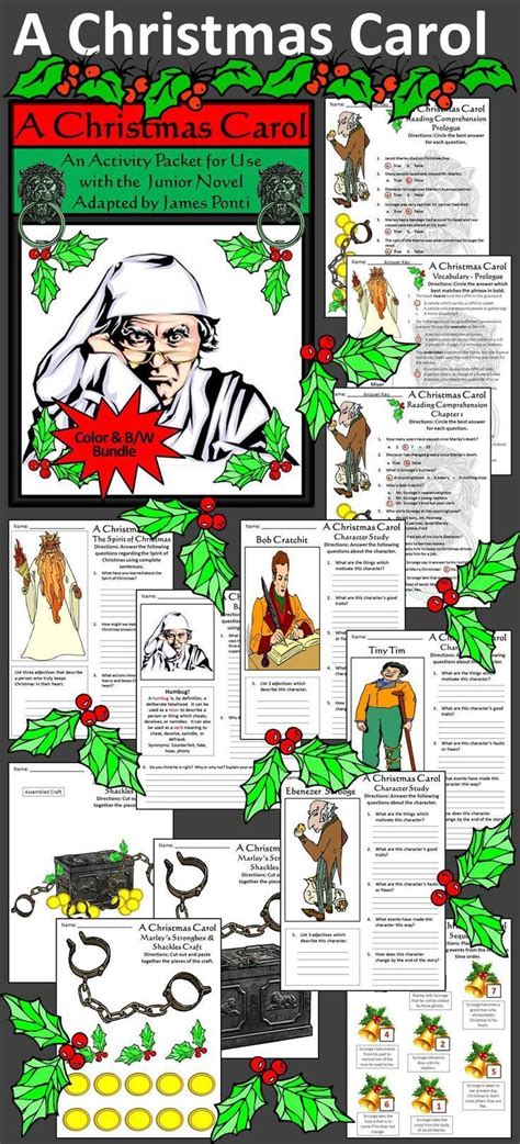 A Christmas Carol Activities And Worksheets