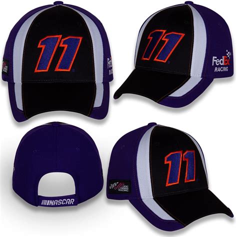 Denny Hamlin 2023 Checkered Flag Sports #11 Fed Ex Racing Restart Hat
