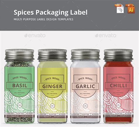 Download Image result for four jar packaging | Spices packaging ...