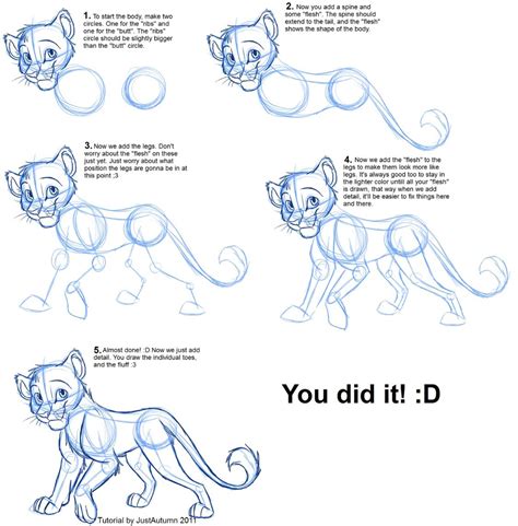How To Draw Lion King Lions Cartoon Drawings Disney Drawings Animal