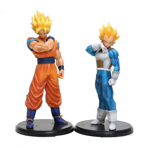 Maybe you would like to learn more about one of these? 2pcs/set Dragon Ball Z Resolution Of Soldiers Super Saiyan Vegeta Son Goku 18cm Figure Model Toy ...