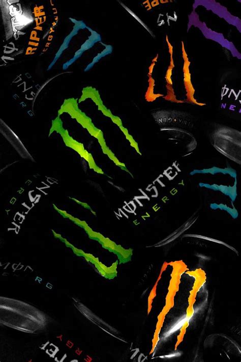 Monster Energy Drink 💚 Papel De Parede Hippie Imagem De Fundo Para
