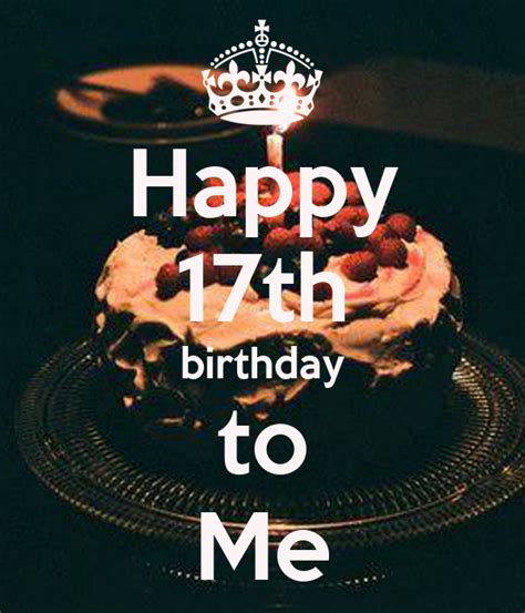Happy 17th Birthday To Me Poster Semsem Keep Calm O Matic
