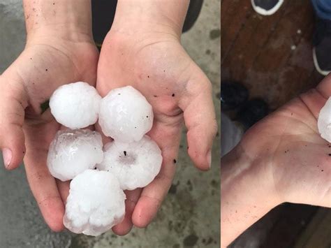 The Hailstones Falling In Australia Are Absolutely Massive Shropshire
