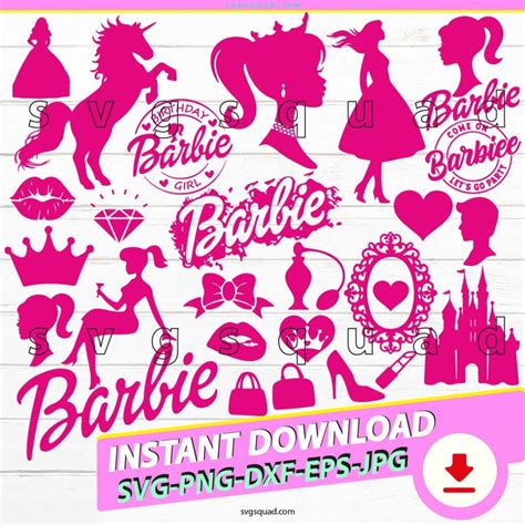 Barbie Svg Bundle Toys Barbie Silhouette Svg Cutting Files Cricut The Best Porn Website