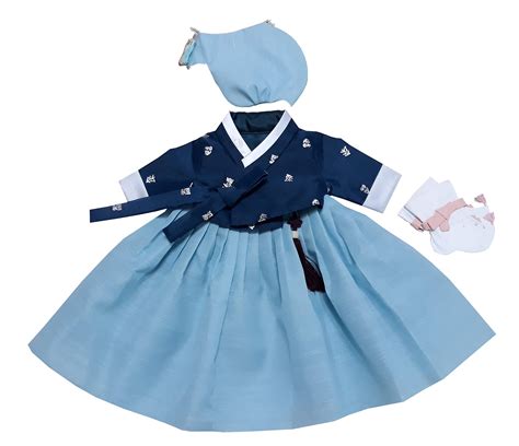 Buy 100 Day Birth Korea Baby Girl Hanbok Traditional Dress Outfits