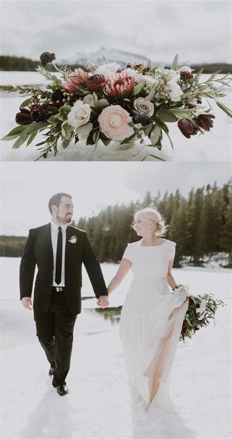 The Ultimate Inspiration To Have A Breathtaking Snowy Winter Wedding