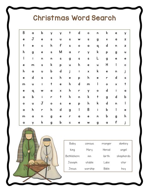 Free Christian Christmas Games Printables