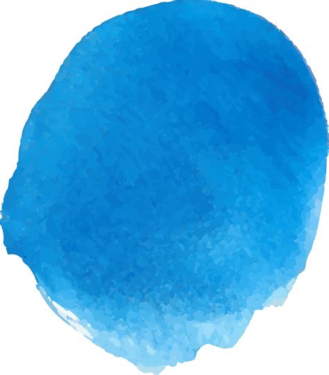 Blue Watercolor Round Shape 29729614 Png