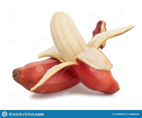 Peeled Open Red Banana Stock Image Image Of Healthy 234606015