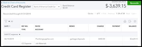 Options for bank accounts include checking and saving accounts. How to Enter Credit Card Transactions in QuickBooks Online