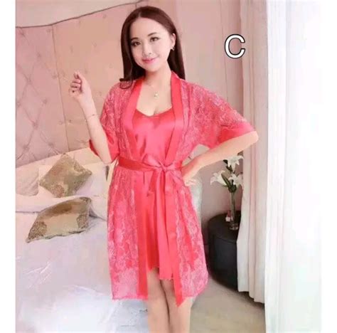 Importir barang unik china di jakarta Jual Lingerie Sexy kimono Setelan Outer Dress Transparan Piyama Baju Tidur Wanita Seksi Pakaian ...