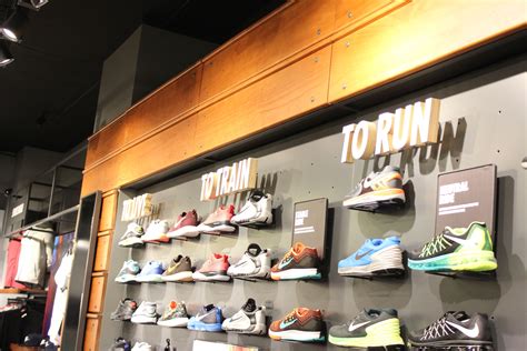 Nike Retail Category Header Acrylic Letters Shoe Wall Display Shoe