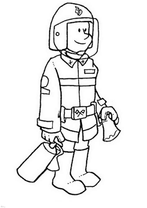 Top 15 firefighter coloring pages for preschoolers: Fireman Coloring Pages - Coloringpages1001.com