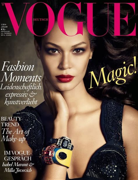 Smartologie Joan Smalls For Vogue Germany January 2014