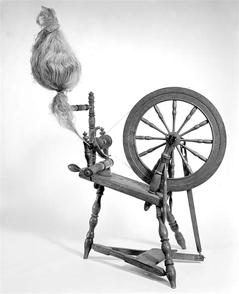 Flax Spinning Wheel New York 18th C National Museum Of American