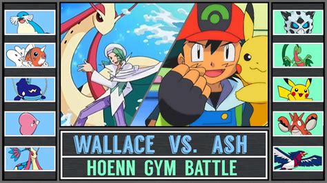 Ash Vs Wallace Pokémon Sunmoon Hoenn Gym Battle Rain Badge