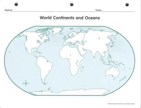 World Continents And Oceans Continents And Oceans Map Pictures