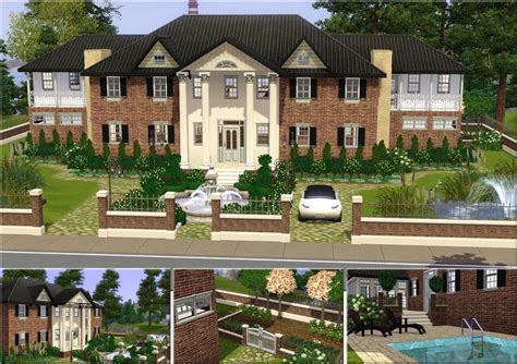 It is a 5 bedroom and 6 bathroom mansion with two pools and an out house. Demented Designs' Luxurious Mansion