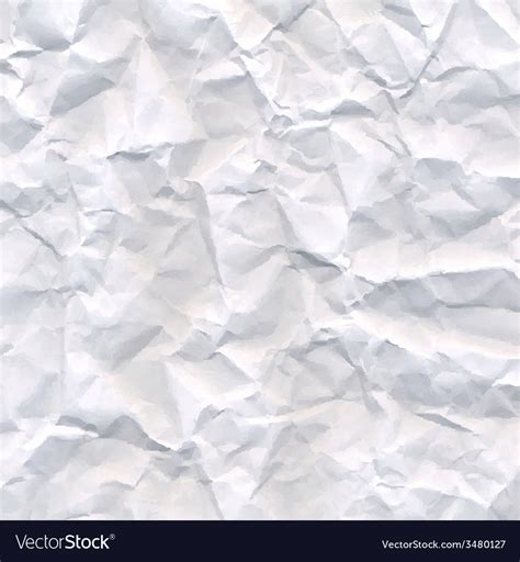 Crushed Paper Royalty Free Vector Image Vectorstock