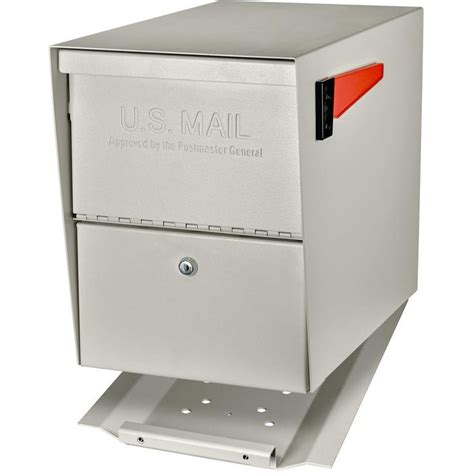 Mail Boss Package Master Locking Post Mount Mailbox With High Security