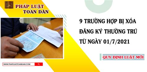Ý ông kia hỏi là luật cư trú mới này có phải bỏ khái niệm tạm trú hay sao mà ko thấy nhắc tới. Các trường hợp bị xóa đăng ký thường trú theo Luật cư trú ...