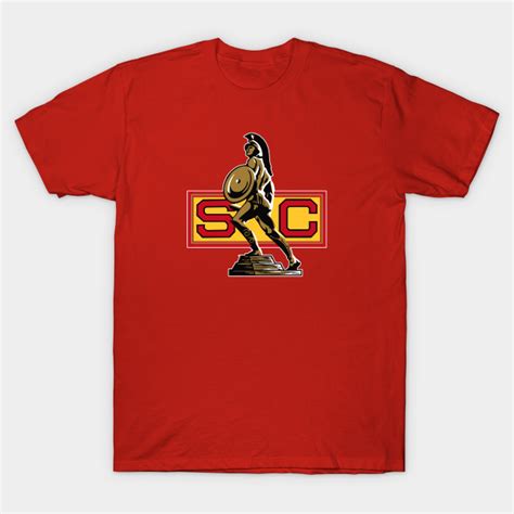 Vintage Southern Cal Trojan Mascot Logo Usc Trojans T Shirt Teepublic