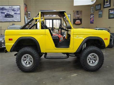 1974 Ford Bronco 4x4 3800 Miles Yellow Suv 302ci V8 Automatic For Sale