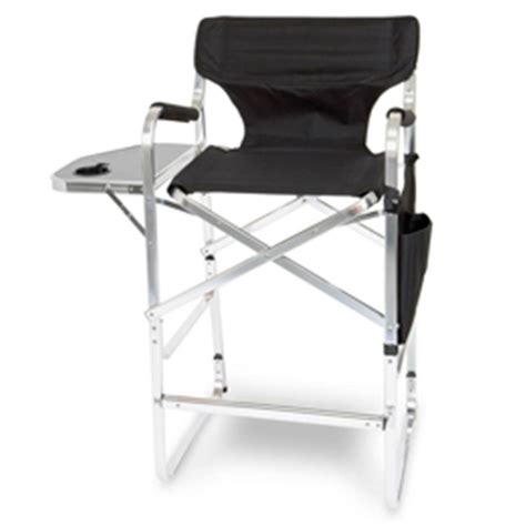 Top picks related reviews newsletter. Deluxe Extra Tall Folding Director's Chair with Side Table ...