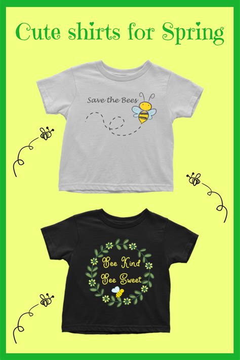 Adorable Shirts For Your Busy Bee To Wear This Spring Available For A