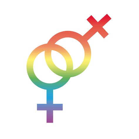 Lesbian Gender Symbol Of Sexual Orientation Gradient Style Icon 2564878