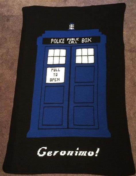 Doctor Who Crochet Blanket Pattern Doctor Who Tardis Geronimo Crochet