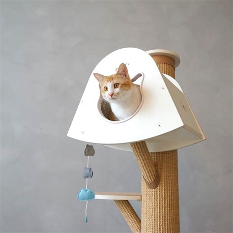 New Cat Climbing Frame Pvc Tube Core Bold Weaving Sisal Cat Furniture