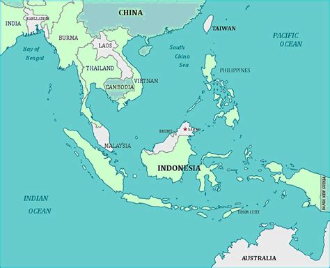 Malaysia To China Map
