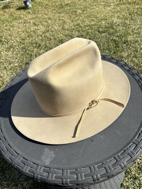 Resistol 5x Beaver Rancher Cowboy Hat Western Oval Size 7 12 Ebay