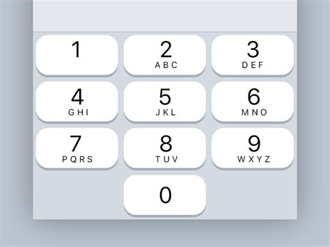 Ios 11 Number Keypad By Tim Oliver On Dribbble