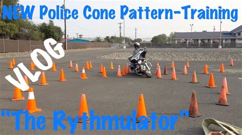 Police Motorcycle Officer New Cone Pattern And Training The Rythmulator