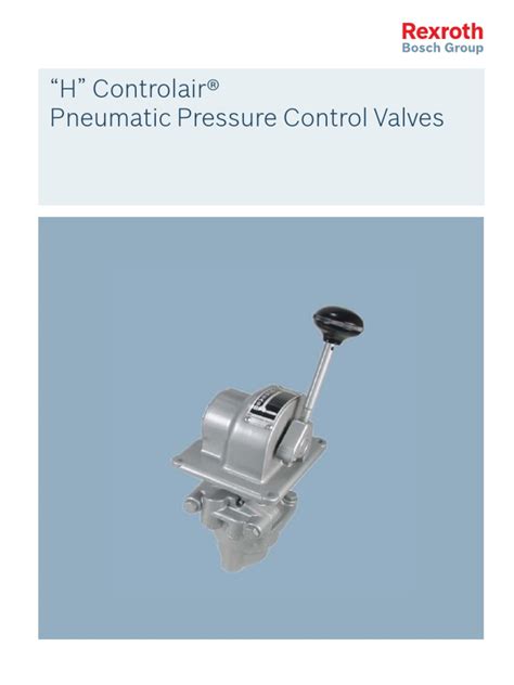 Pneumatic Pressure Control Valve H Controlair Rexroth Valve Clutch