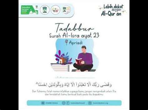 Sopiyatul marwiyah, enoh nuroni, ikin asikin. Tadabbur surah AL-Isra ayat 23 - YouTube