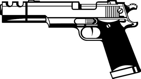 Pistol Hand Gun Firearm · Free Vector Graphic On Pixabay