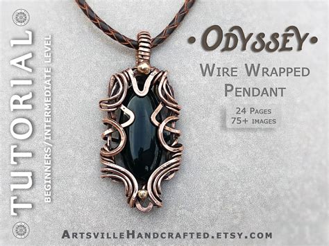 Wire Wrapping Jewelry Making Wire Wrapping Instructions Odyssey Pendant