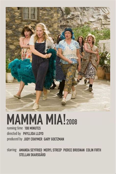 mamma mia 2008 film posters minimalist alternative movie posters movie posters
