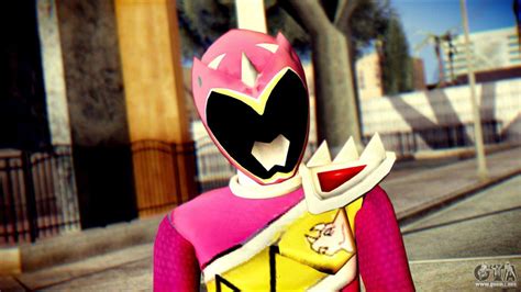 Power Rangers Kyoryu Pink Skin Para Gta San Andreas