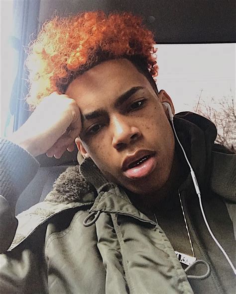 🧡 Ginger Hair Rappers Males Dog Tag Necklace Curls Curly Hair